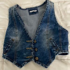 Denim vest